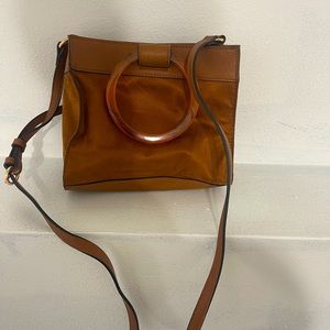Brown small Lauren Conrad crossbody purse